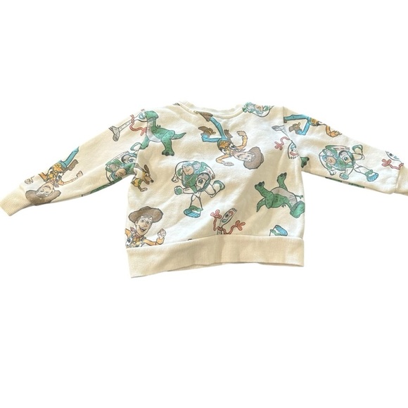 Disney Toy Story Sweatshirt - Cream with Multicolor Design - Picture 2 of 3